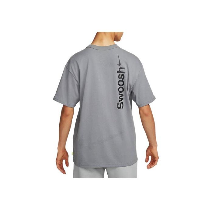 Nike Sportswear Premium Essentials Letter Logo Print Crew Neck T-Shirt Men Tops Gray DX6307-084