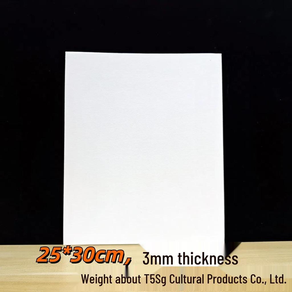 3MM Thin Canvas Drawing Board: Portable Pure Cotton Oil & Acrylic Painting Board for Art Students and Professionals