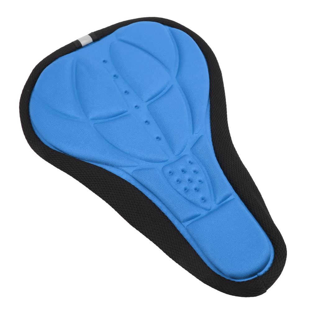 Bike Seat Cover Soft Breathable   Sponge Easy Installation Comfortable Concavo Convex Design Bike Seat Cushion