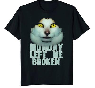 2025 Heißer Neuer Ankunftsstil Katzenbekleidung Musterdruck Sommer Luxusmarke Reine Baumwolle Herren- und Damen-T-Shirt Kurzarm