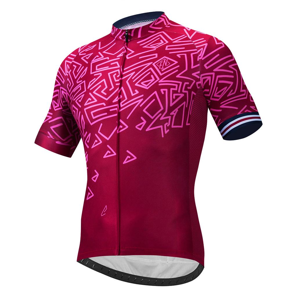 Summer Men Short Sleeve Cycling Jersey MTB Maillot Bike Shirt Breathable Tricota Mountain Pro Team Bicycle Sports Clothing 2024