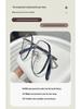 Jinghe Pure Titanium Optical Eyeglass Frame for Large Faces, Slimming Square-Round Design, Prescription & Astigmatism Compatible
