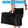 2Pcs 35x10x21" Camp Chair Replacement Bag Large Waterproof Storage Bag Black