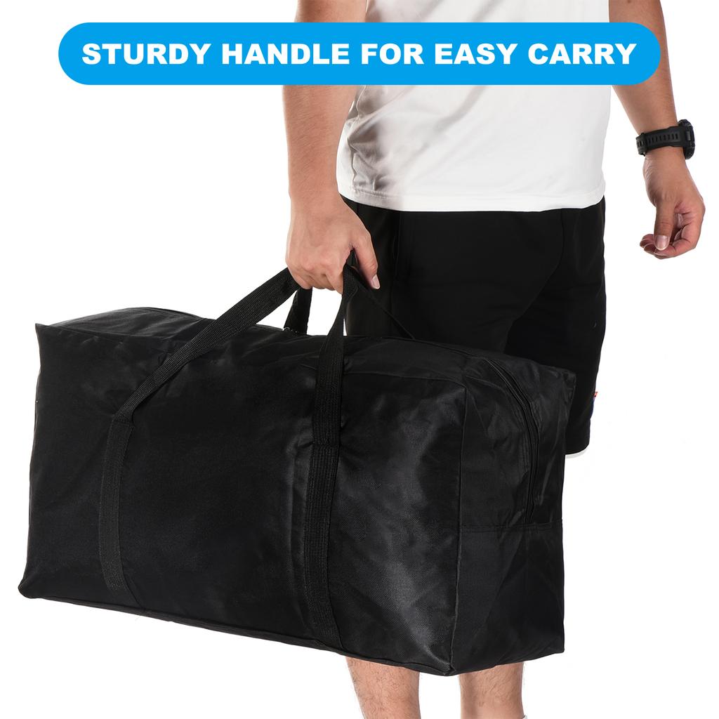 2Pcs 35x10x21" Camp Chair Replacement Bag Large Waterproof Storage Bag Black