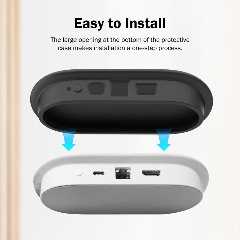 Durability Silicone Case Design for TV Streamer (4K) 2024 Host Easy Installation Wall Mount Case Cover Customs Fit
