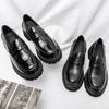 Men Leather Shoes Casual Loafers Shoes Slip on Dress Casual Spring Summer Business Formal Wedding Shoes Outdoor Tenis Masculino