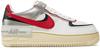 Sneakers Nike Air Force 1 Shadow Women White/black/metallic Silver/red