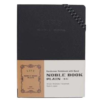 Life Note Noble Book A6 Plain N1641 Black