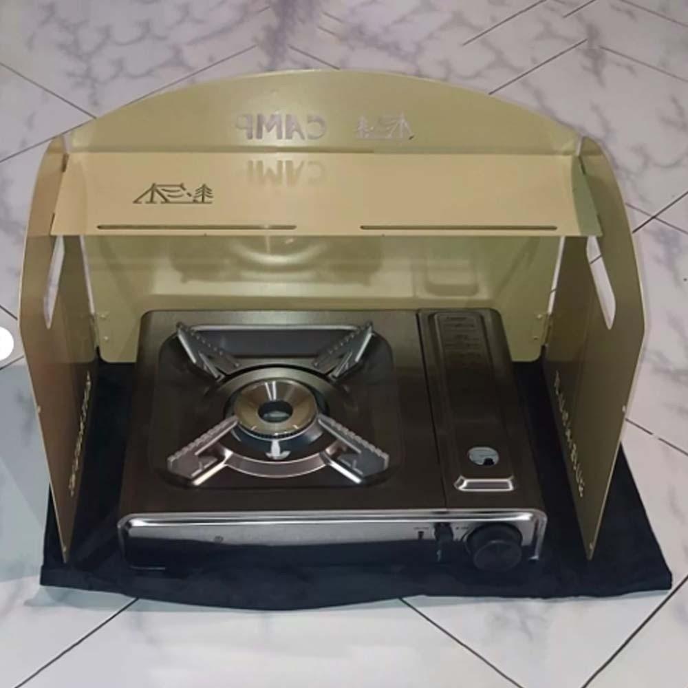Compact Stove Wind Shield Windproof Cooker Wind Protection Tea Stove Cookware Windshield  Travel