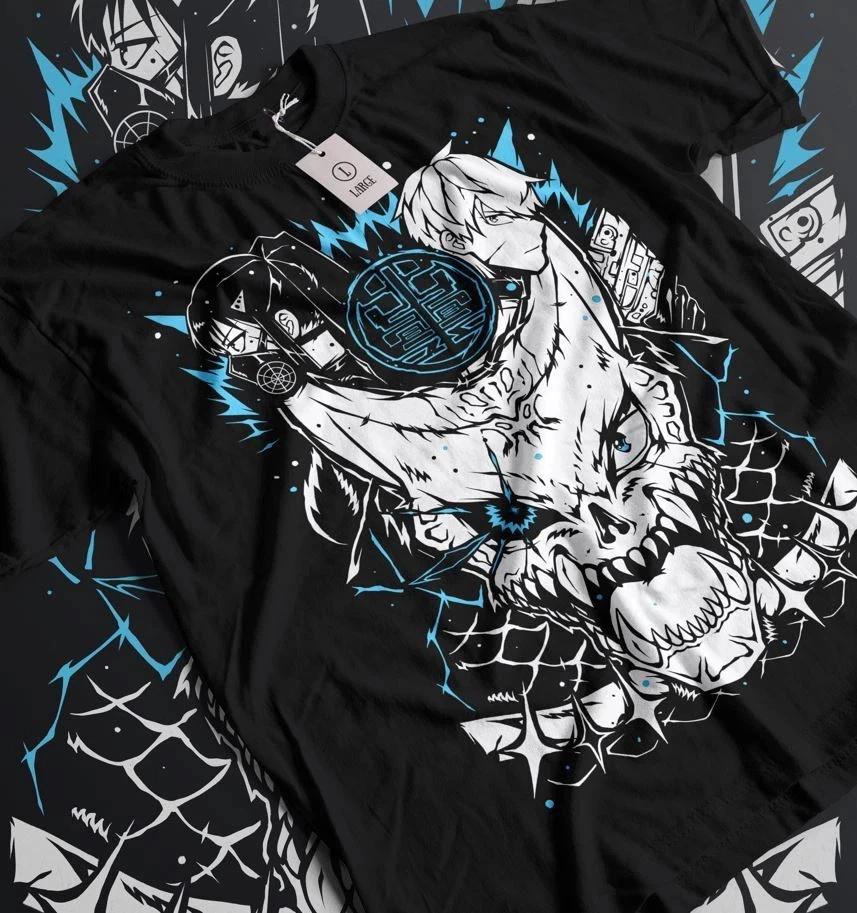 Anime Kaiju No 8 Mina Shiro Kaij Black Tshirt S