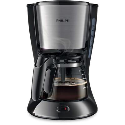 PHILIPS HD7435/20 Daily Collection Filter Coffee Maker - Black and Metal - 7 Cups - 700W - AromaSwirl