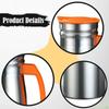 0.8 Liter Stainless Steel Insulated Carafe, Coffee Pot for Cold Drinks, Leakproof Lid, Beverage