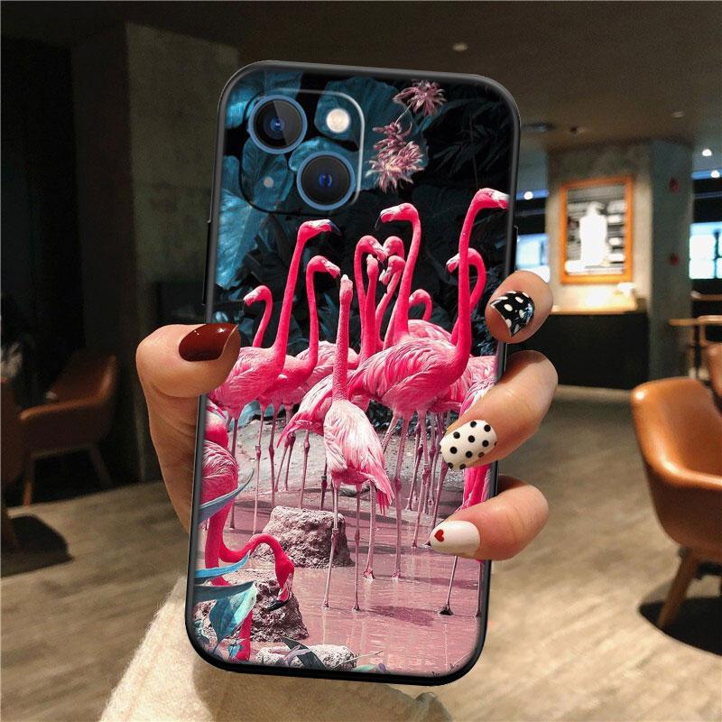 IK28 Flamingos Pink New High-End Shell Phone Case for iPhone SE X XS XR 16E 17 11 Pro Max 8 7 6 6s Plus Air