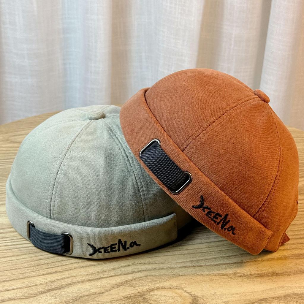 Personalisierte randlose Kurzschnitt-Schiffermütze Neue Retro Hip Hop Hooligan Yuppie-Mütze für Frauen