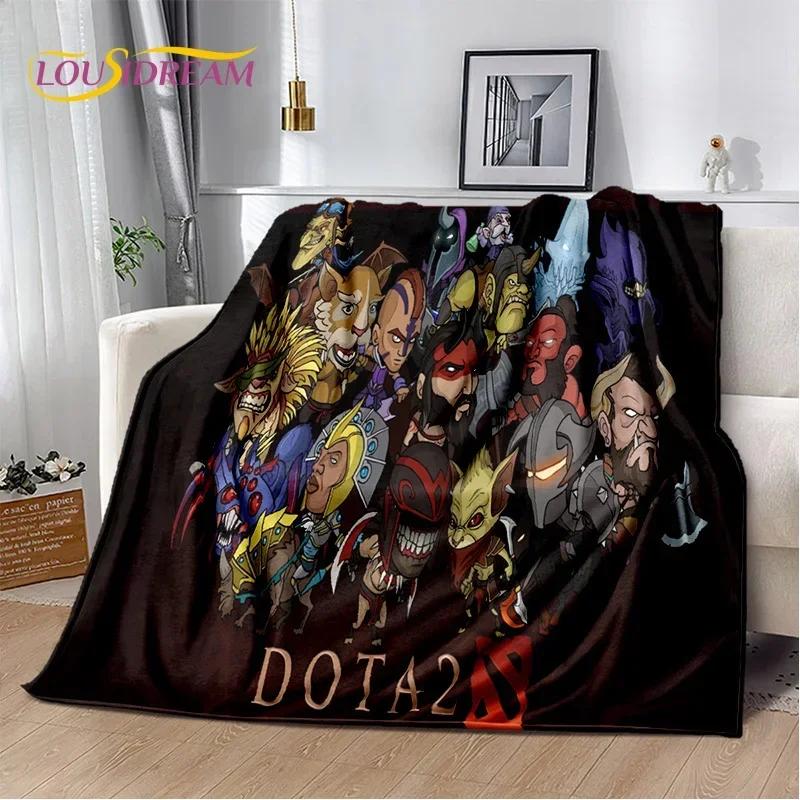 RPG Dota2 Klasyczna Gra Koc dla Gracza, Miękki Koc do Rzucania do Domu Sypialni Łóżka Sofy Piknik Podróż Biuro Odpoczynek Koc Okrywowy Dzieci