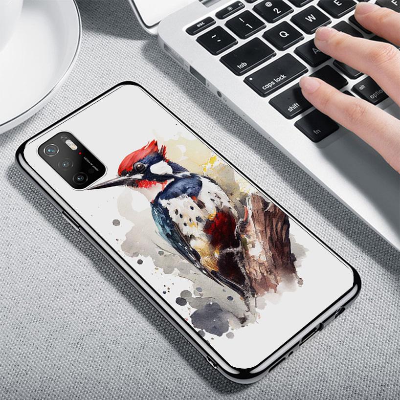 Animal Oil Painting Bird Phone Case For Xiaomi Poco X7 X6 X5 Pro F7 Ultra Redmi 15C 15 13 13C 12 12C 10 10A 10C 9 9A 9C 9T Cover