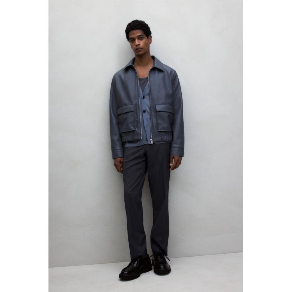 H M Suit Pants Regular Fit Dark Grey
