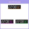 Digital Led Alarm Clock With Date Temperature Calendar Night Light For Bedroom Decor