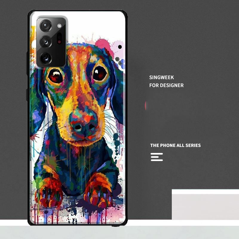 Dachshund Dog Cover For Samsung Galaxy S20 FE S21 S22 Ultra Note 20 Ultra S8 S9 S10 Note 10 Plus Case
