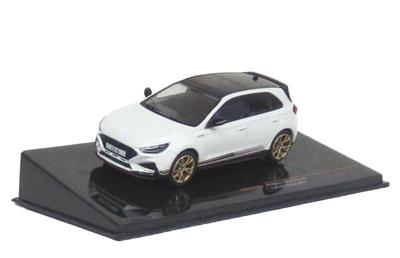 Ixo Hyundai I30 N 2022 Pearl White Finished Model 1/43 Drive-N
