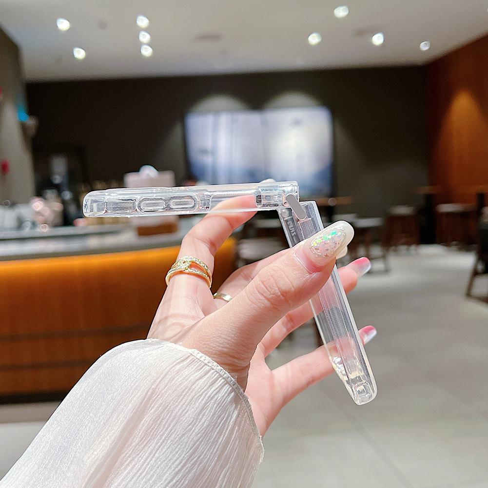 Ultrathin Transparent Soft TPU Phone Cover For Samsung Galaxy Z Flip 7 Shockproof Screen Protector Case Cover Accessories