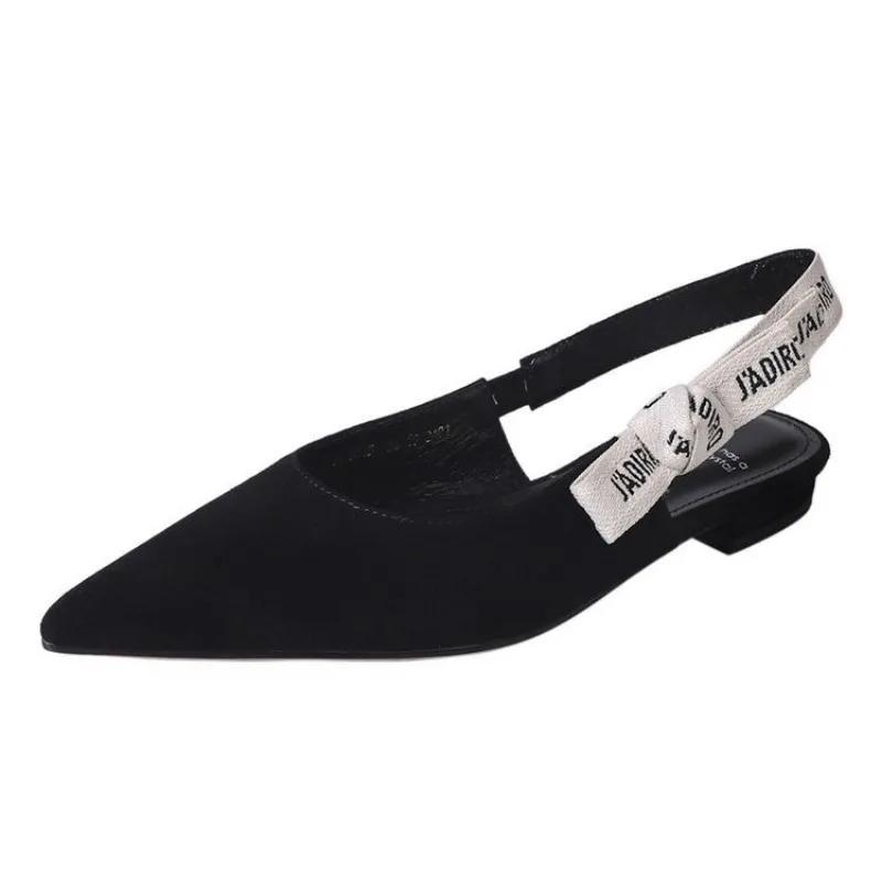 

Женские кроссовки Женские туфли на плоской подошве Женская обувь Туфли Мэри Джейн Женские сандалии 2024 года с острым носком 38 чёрный