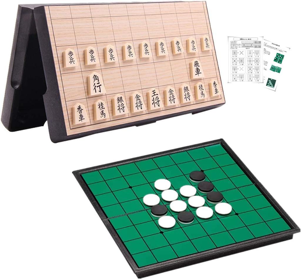 Šógi deska Magnetická desková hra Pro magnetické šachy Šachovnice se skládáním Pro kompaktní sadu, Reversi, Šógi, [Včetně návodu], cestování,