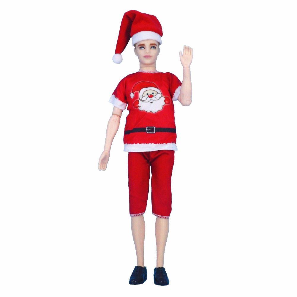 11.8inch Doll Christmas Dress Christmas Elfs Series Christmas Doll Clothes  Kids Toy Gift