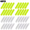 80-10PC Universal Safety Warning Reflective Stickers for Car Helmet Reflect All Light Sources Motorcycle Helmet Stickers for Car