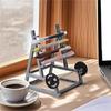Barbell Themed Pen Display Stand Paint Brush Holder Desk Pen Organizers Rack for Office Desktop Storage and Organization