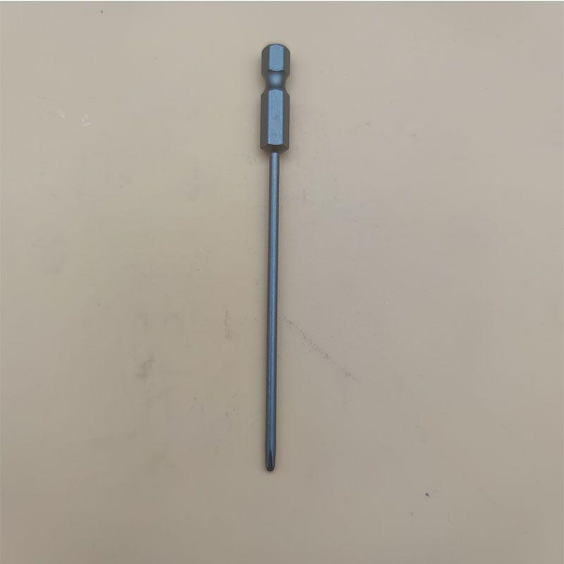 Strong Magnetic S2 Alloy Steel Phillips Screwdriver Bit, 1/4" Single-Head, Extended for Electric/Air Screwdrivers, Model PH012
