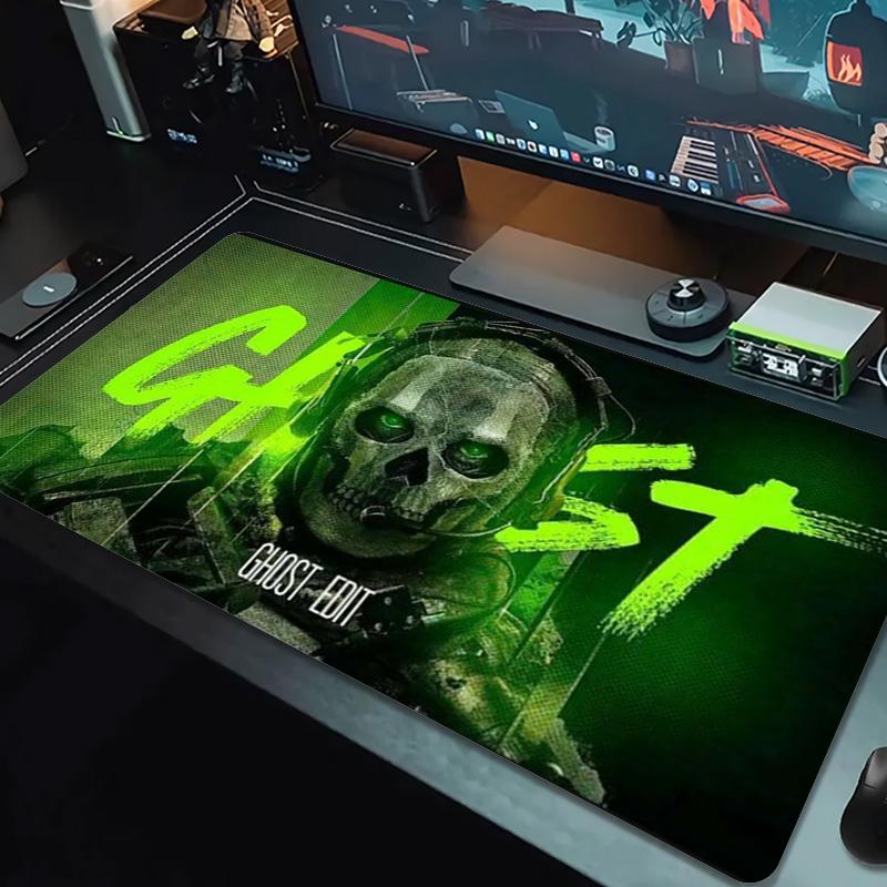 Duty Call Ghost Color Mouse Pad Large Gaming Table Cushion Non-slip Laptop Tablet Big Mousepad XXL Mat Mini PC Playmat With Lock Edge