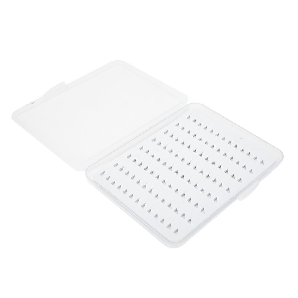 Cutie pentru Cârlige de Pescuit cu Muște Burete Impermeabil Cutie pentru Cârlige de Pescuit la Muscă Capac Transparent Cutie pentru Momeli de Pescuit la Muscă Pentru Echipamente de Pescuit M