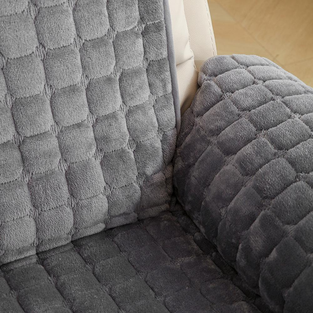 Flannel Chivas First Class Sofa Cushion Cover Cover Cloth Massage Chair Leather Lazy Person Anti Slip Single Seat Cushion