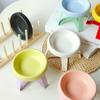 Neck Protection High Foot Cat Food Bowl Durable Cat Drinking Water Bowl Ceramic Cat Bowl Kittens Feeding Bowl Pet Supplies