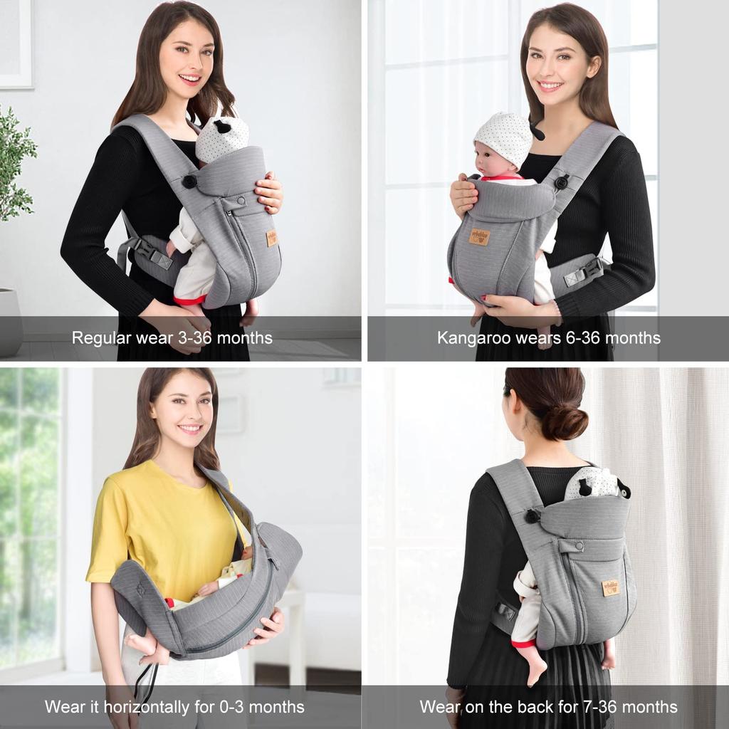 Vrbabies Baby Neugeborenes Tragen Neugeborenes Baby Baby Tragen Tragen Hüfte Neugeborenes Baby Tragen Für Beide Mütter und Verhindert Neugeborenes Baby Neugeborenes Baby