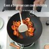 COOKER KING Enamel Titanium Iron Wok