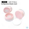 1Pcs Portable Plastic Powder Box Empty Loose Powder Container With Sieve Mirror Cosmetic Sifter Jar Travel Makeup Accessories