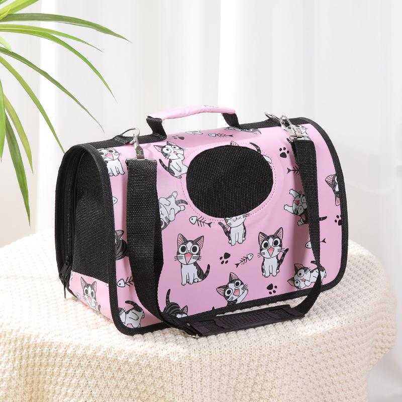 This Cat Backpack Is A Multi-color and Multi-pattern Portable Handbag Made of Oxford Fabric for Pets