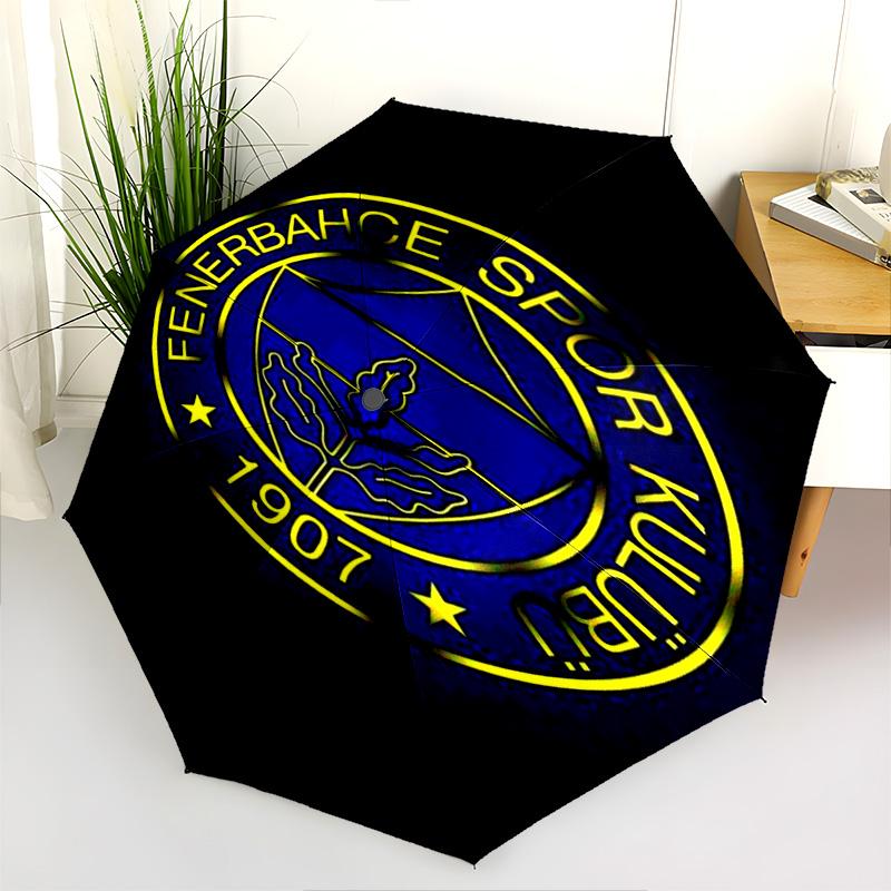 Fenerbahçe Legacy: Spirit Folding umbrella Suitable for all seasons travel outdoor printing Three folds