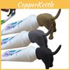 Funny Pooping Dog Butt Toothpaste Topper Brown Black Grey 8.7*7.9*3.7cm