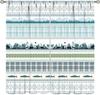 Tribal Geometric Pattern Curtains,Traditional Southwestern Style Aztec Window Treatments for Bedroom Living Room,Minimalist