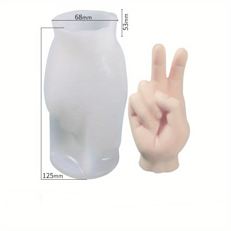 Creative Gesture Aromatherapy Candle Making Supplies Wax Mould Plaster Home Decoration