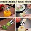 Stainless Steel Multi-Purpose Fruit Vegetable Corer Seed Remover Universal Kitchen Gadget for Apple Pear Tomato Bell Pepper
