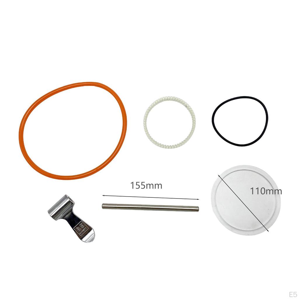 6 Pieces Jewelry Polishing Machine Accessories, Polisher Tumbler Rotary Barrel Cover Parts