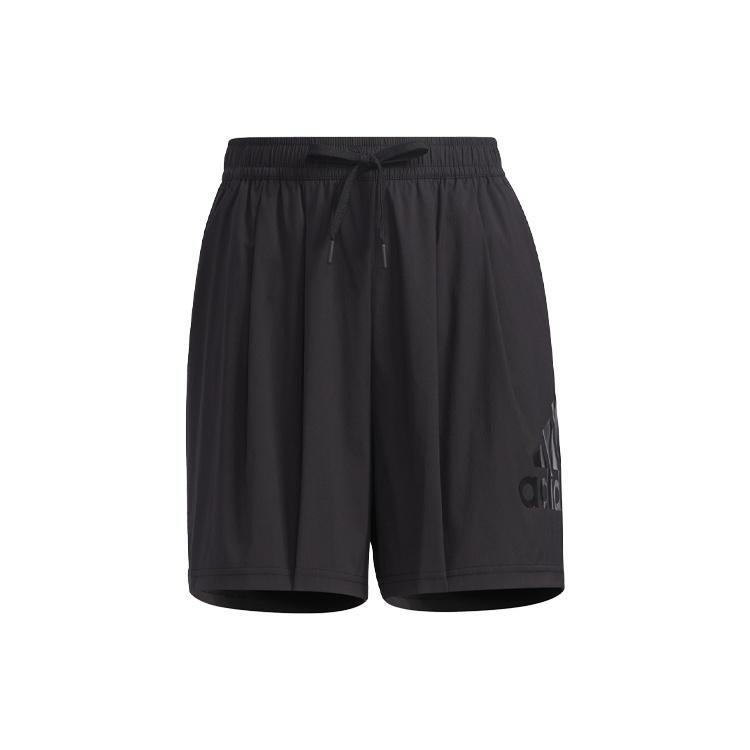 (WMNS) adidas Fi Shorts Bos Logo Printing Sports Woven Black Women s GT6829 XXL