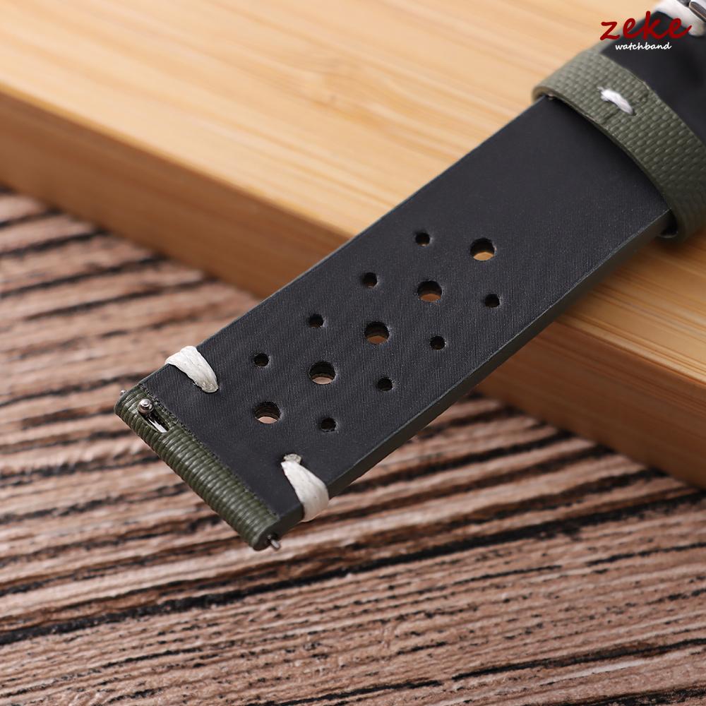 Su Geçirmez Yelken Bezi Saat Kayışı Nefes Alabilen Naylon 20mm 22mm Saat Kordonu Hızlı Çıkarma Bileklik Spor Kelebek Toka Bilek Bandı
