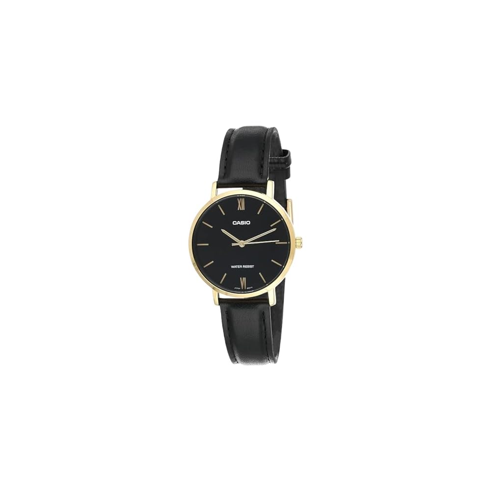 Casio LTP-VT01GL-1B Women s Black Analog Casual Quartz Watch