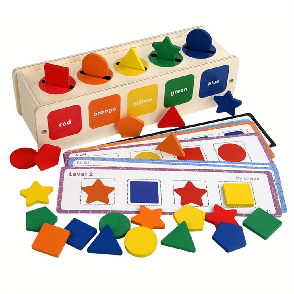 Children's Educational Toys, Color And Shape Classification Learning Matching Box, Suitable For Infants And Toddlers Aged 1-3