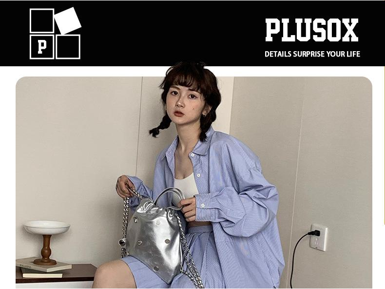 Șosete Tricotate Largi cu Dungi Albe pentru Femei Plusox - Jambiere Subțiri pentru Vara Fetei Hot